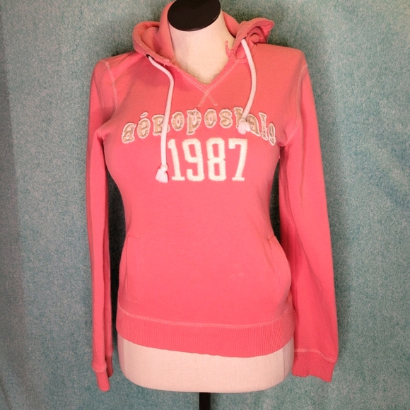 Aeropostale V Neck Sweatshirt Size Large - Picture 2 of 6